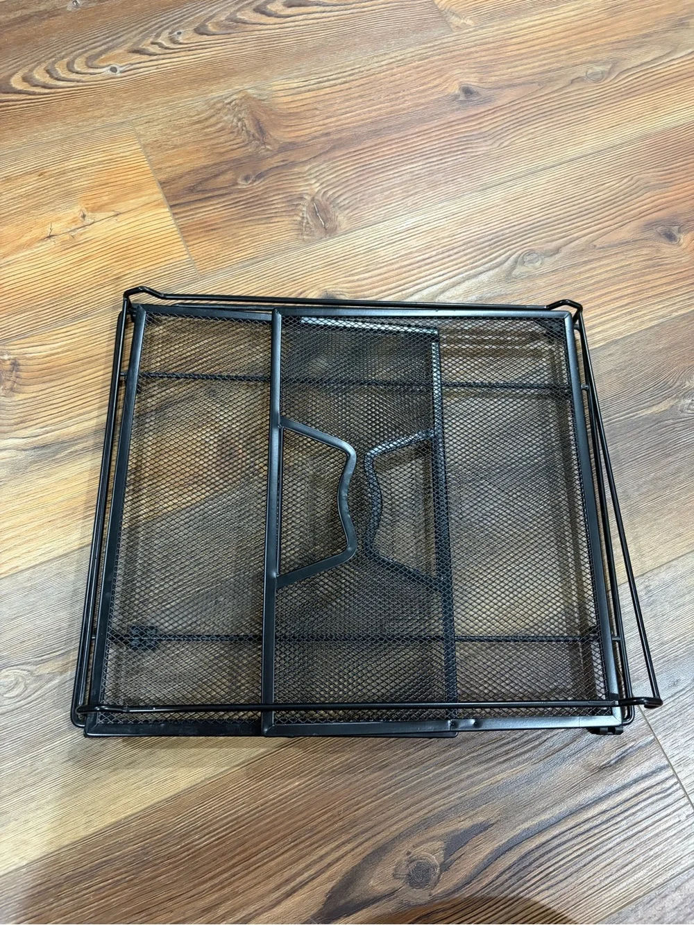 Black Mesh Collapsible Hanging File Organizer - Home Office